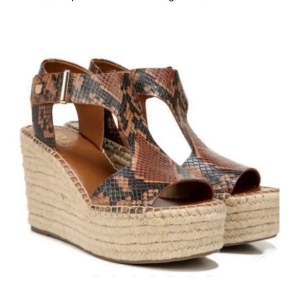 Franco Sarto Shoes - Franco Sarto Treasure3 Womens Espadrille Wedge Sandal